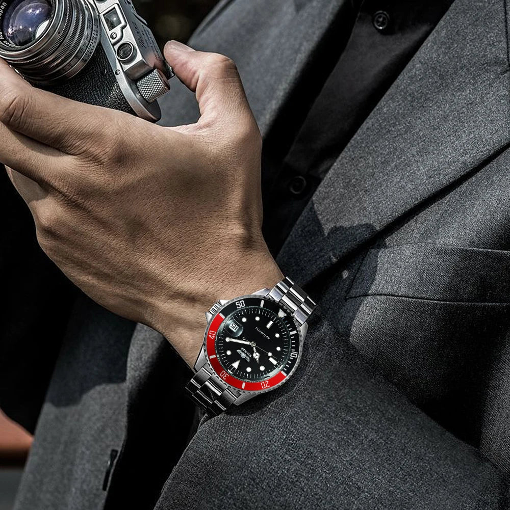 Classic Mechanical Watches Luxury Business Automatic Watch for Men