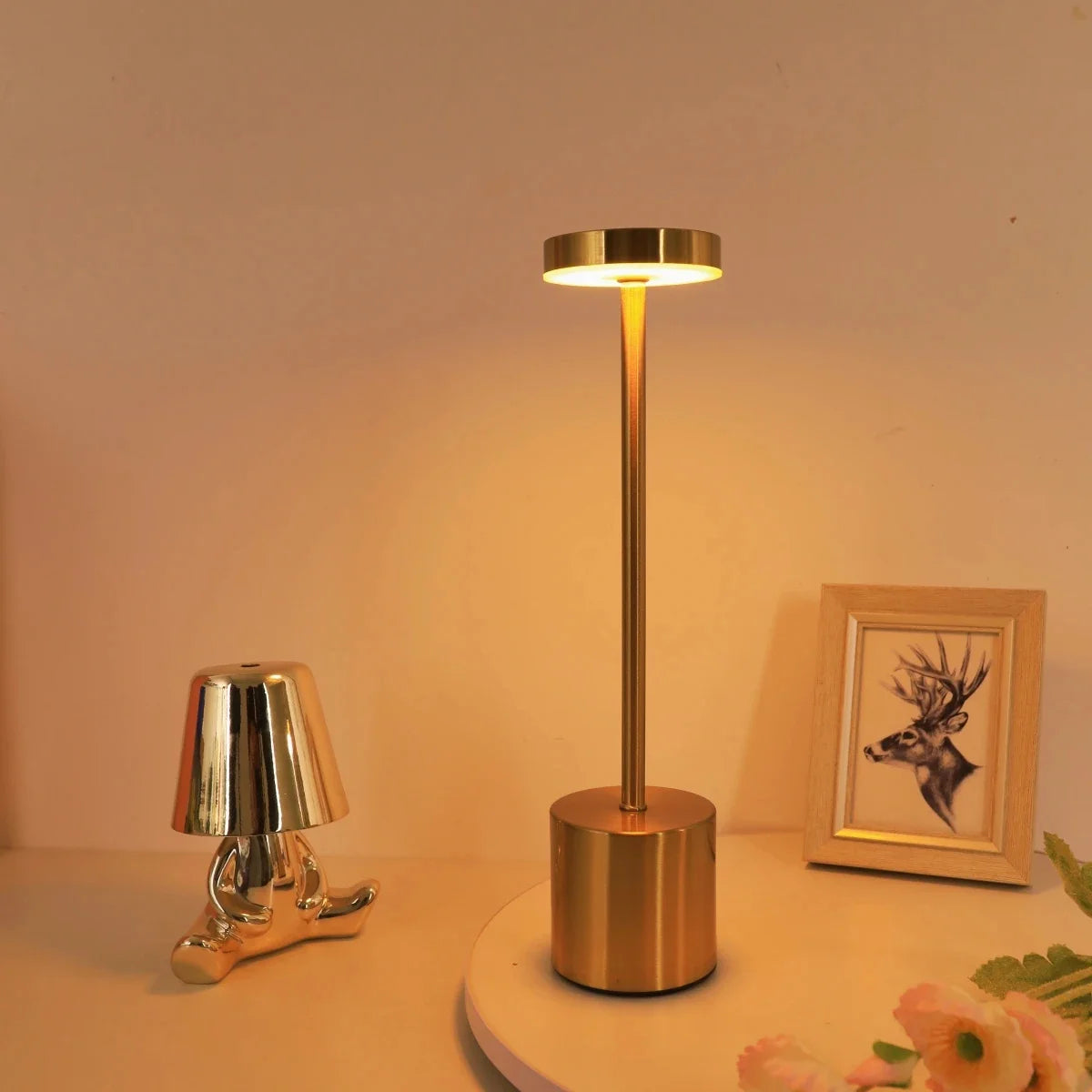 Rechargeable LED Touch Sensor Table Lamp 3 Colors