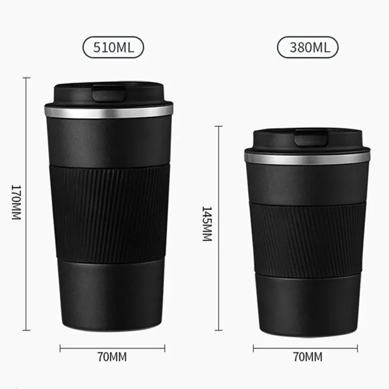 380/510ML Stainless Steel Thermal Mug Thermo for Coffee Water Bottle Leakproof