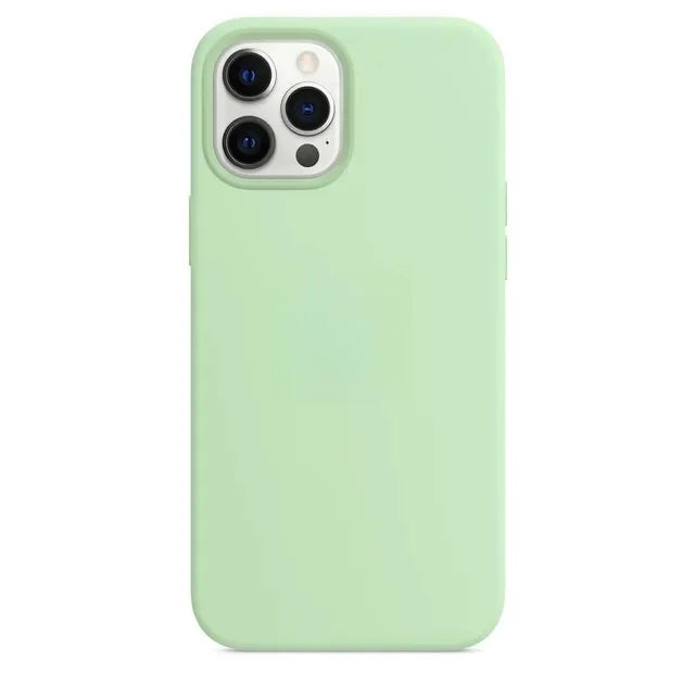 Luxury Original Liquid Silicone Case For iPhone 13 14 15 16 Pro Max phone Cases For iPhone 11 12 14 15 16 Plus Full Logo Cover