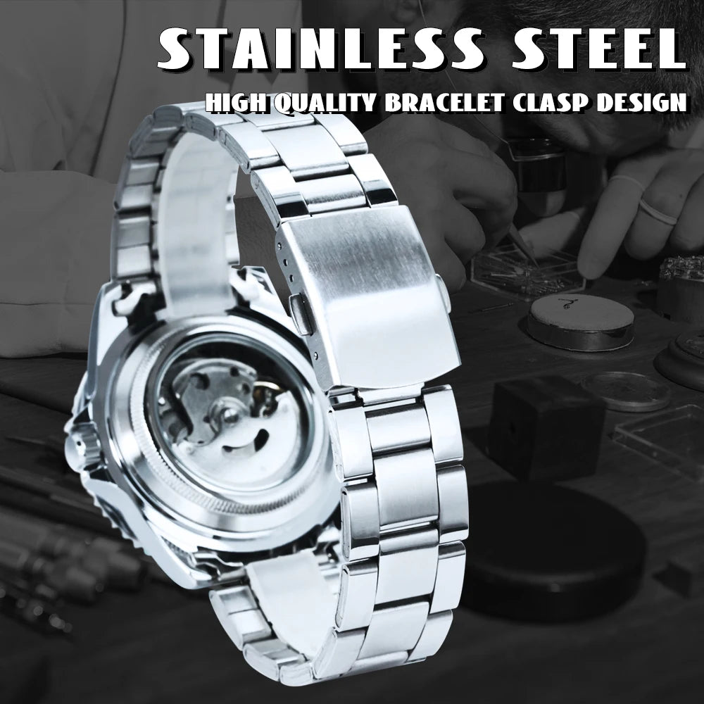 Classic Mechanical Watches Luxury Business Automatic Watch for Men