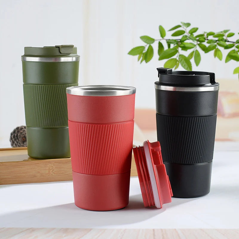 380/510ML Stainless Steel Thermal Mug Thermo for Coffee Water Bottle Leakproof