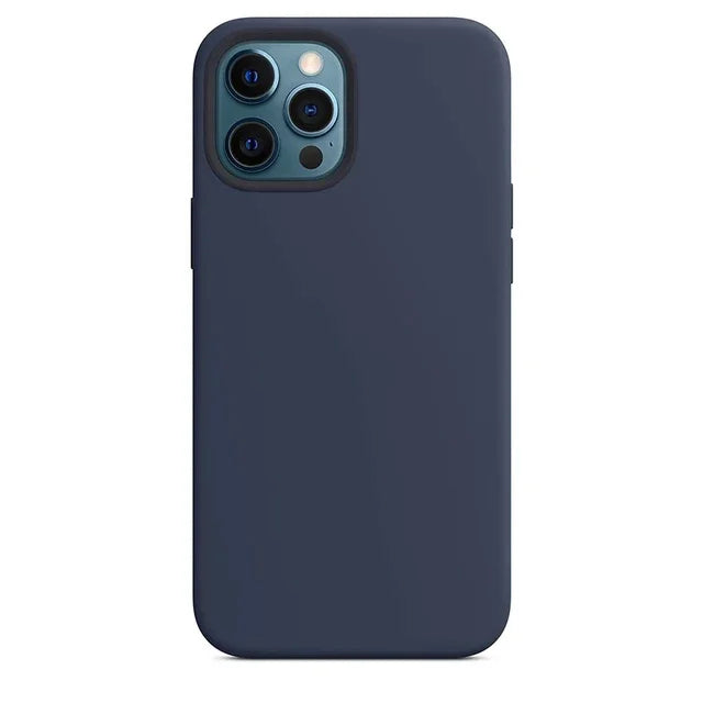 Luxury Original Liquid Silicone Case For iPhone 13 14 15 16 Pro Max phone Cases For iPhone 11 12 14 15 16 Plus Full Logo Cover