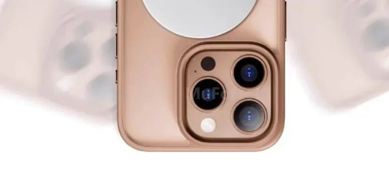 Transparent Magnetic Hard Cover Acrylic Wireless Charge Phone Case For iPhone 16 15 14 13 12 11 Pro Max Plus