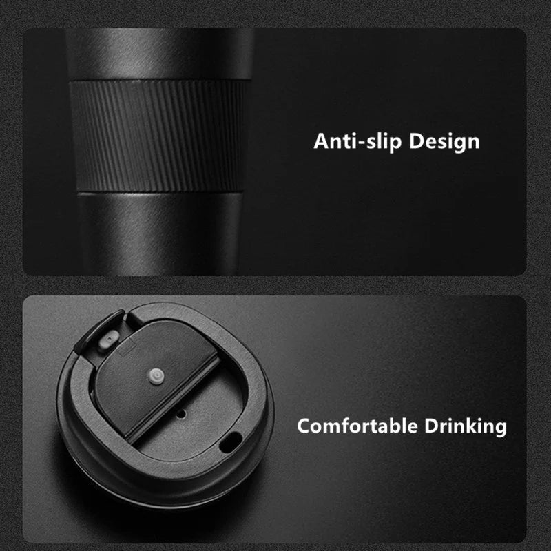 380/510ML Stainless Steel Thermal Mug Thermo for Coffee Water Bottle Leakproof