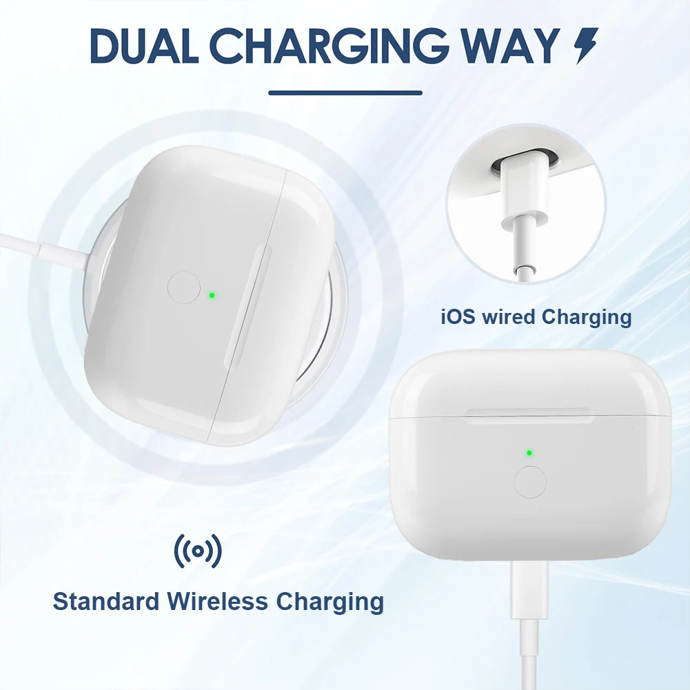 EarPods Pro-Charging Case For IOS/Type-C Port Charger Case with Bluetooth-Compatible Pairing Sync Button