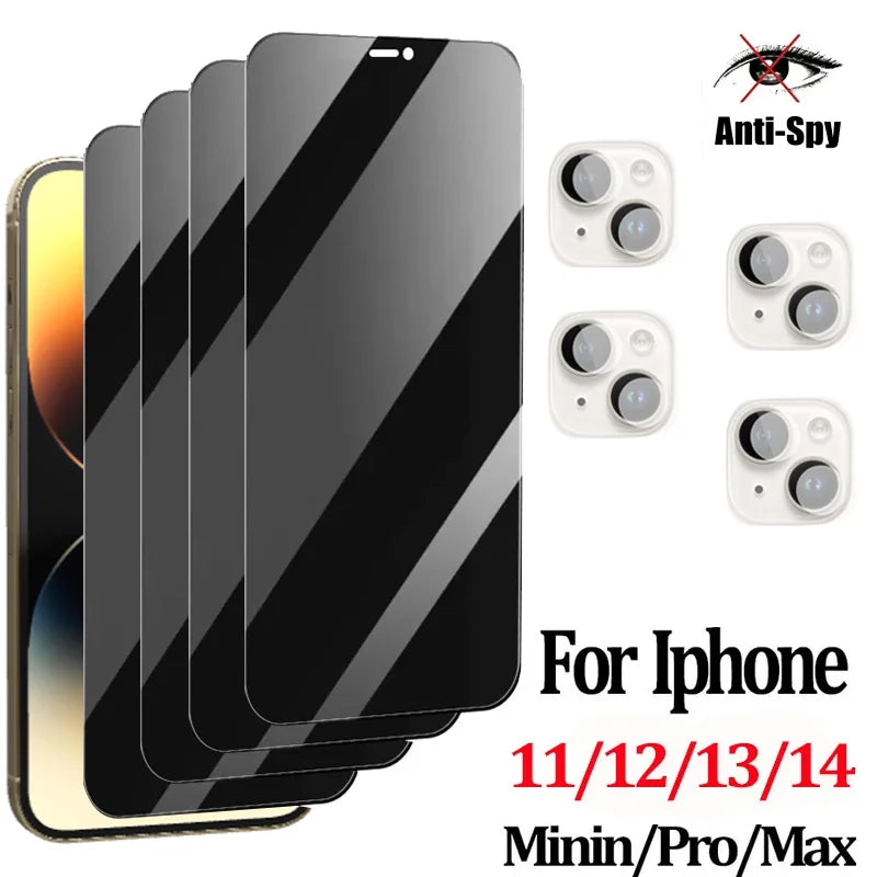 Anti spy screen protector for iPhone 16 15 14 pro privacy tempered glass for iphone 15 14 13 12 11 pro max iphone14 iphone13 iphone16 iphone 16 pro iphone 14pro