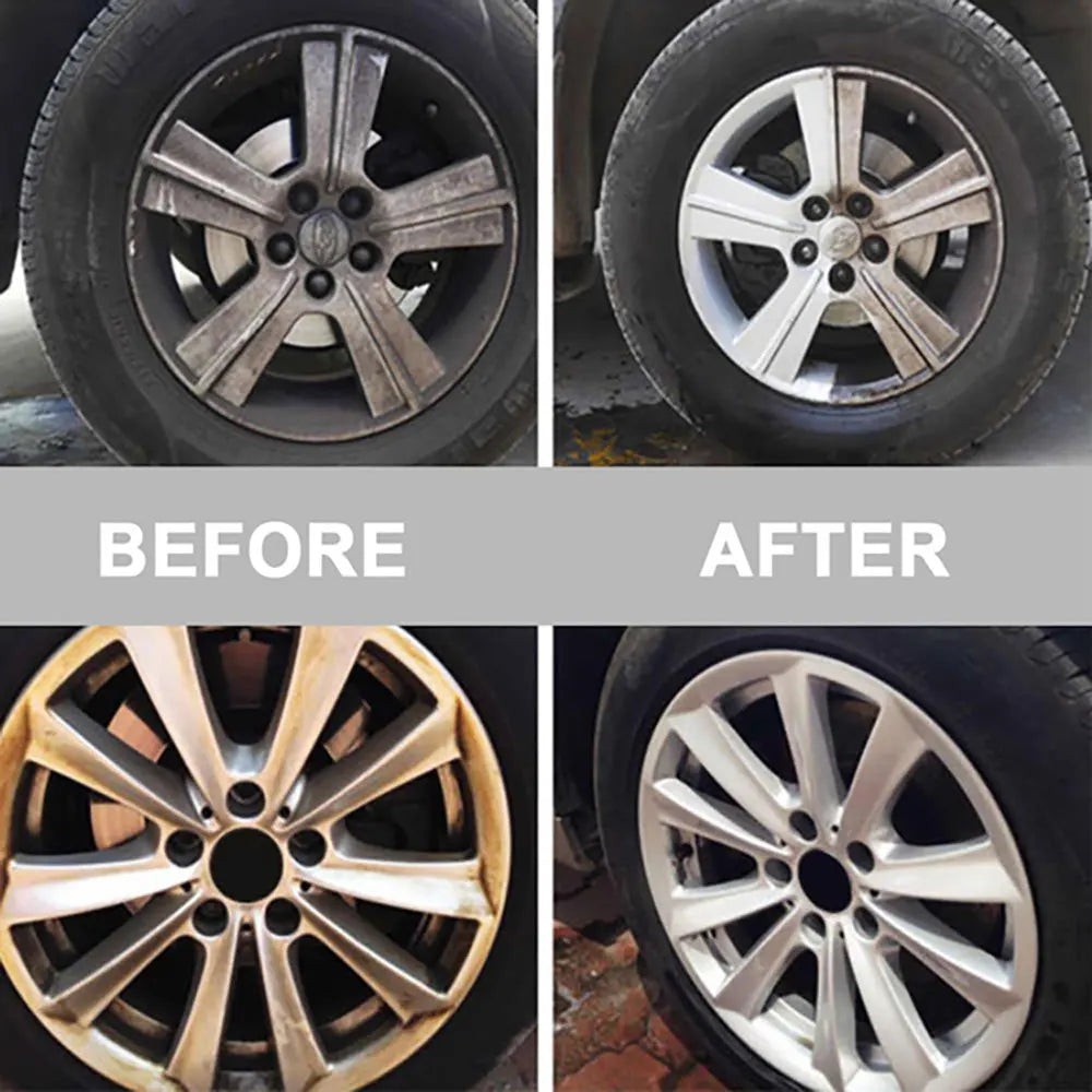 HGKJ Car Paint & Wheel Iron Particles Powder Cleaning Super Rust Dust Remover Spray Metal Surface Defender Auto Rim Cleaner