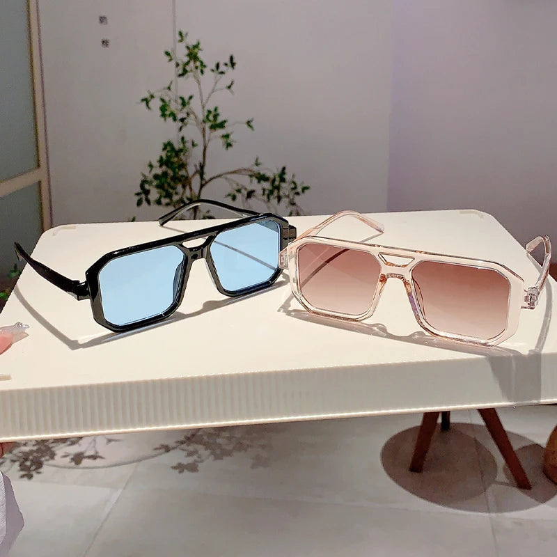 Shades Retro Oversize Gradient Sunglasses