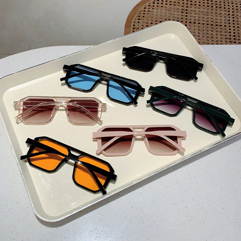 Shades Retro Oversize Gradient Sunglasses