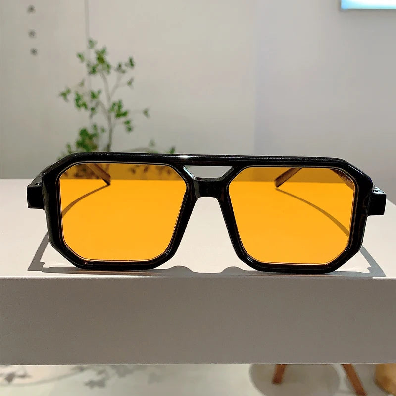 Shades Retro Oversize Gradient Sunglasses