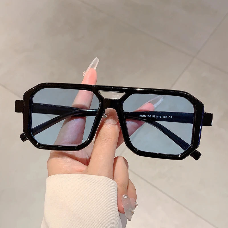 Shades Retro Oversize Gradient Sunglasses