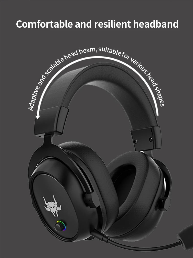 Headphones High-end 2.4G Wireless Overhead Sports Headphones with Bluetooth White Gaming Headset with Microphone Noise Canceling