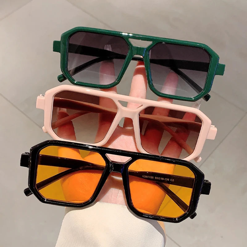 Shades Retro Oversize Gradient Sunglasses