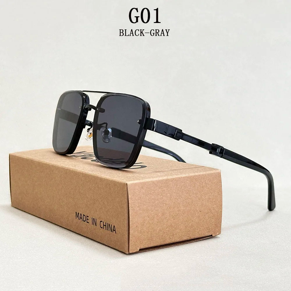 New Sunglasses For Men Luxury Fashion Glasses Sunscreen  Square Sunglasses Women Trendy Vintage