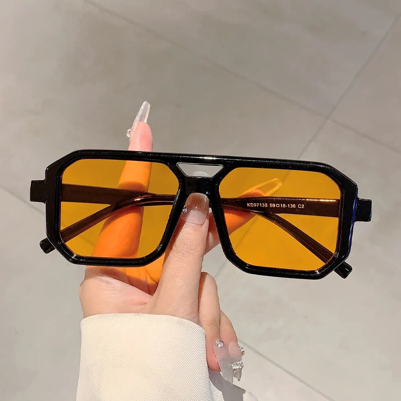 Shades Retro Oversize Gradient Sunglasses
