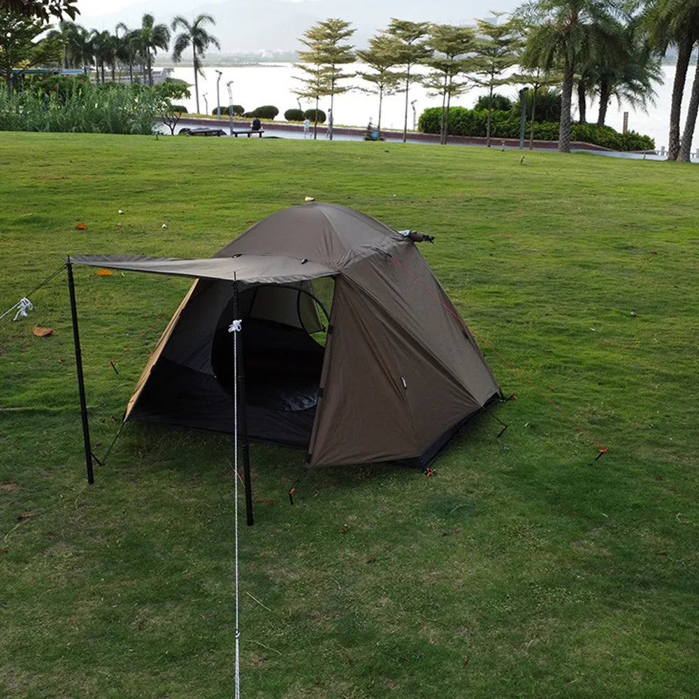 Waterproof Windproof Two Person Tents Double Layers Backpacking Tents for Camping Hiking