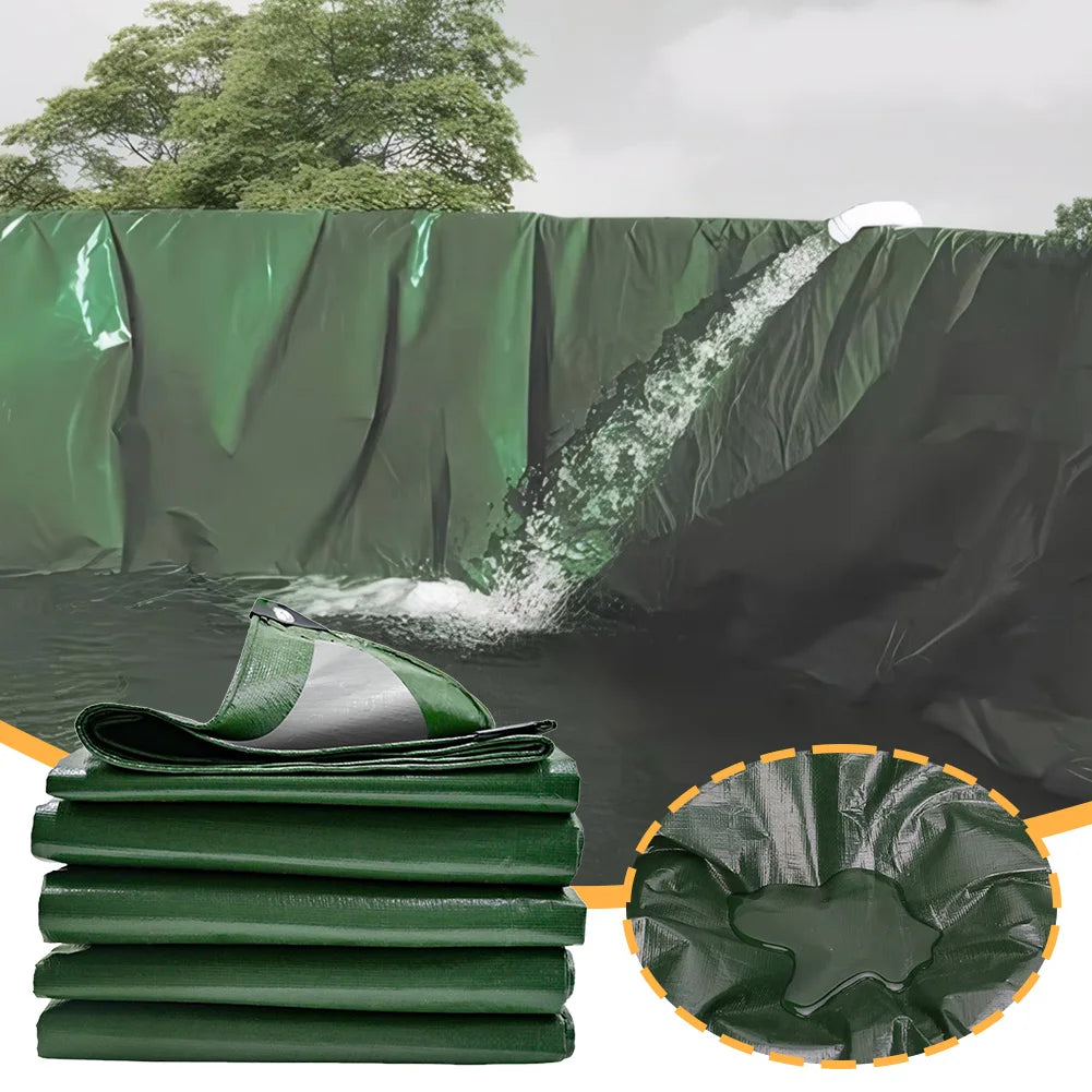 1/2pcs Large Tarpaulin Heavy Duty Thickened Waterproof  Tarp Rain Cover Multipurpose Outdoor Garden Camping Car Tent Sun Shelter