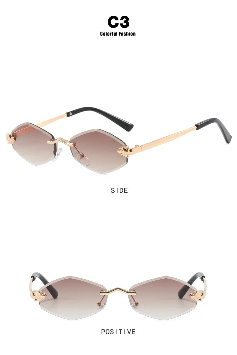 Fashion Small Polygonal Sunglasses for Women Luxury