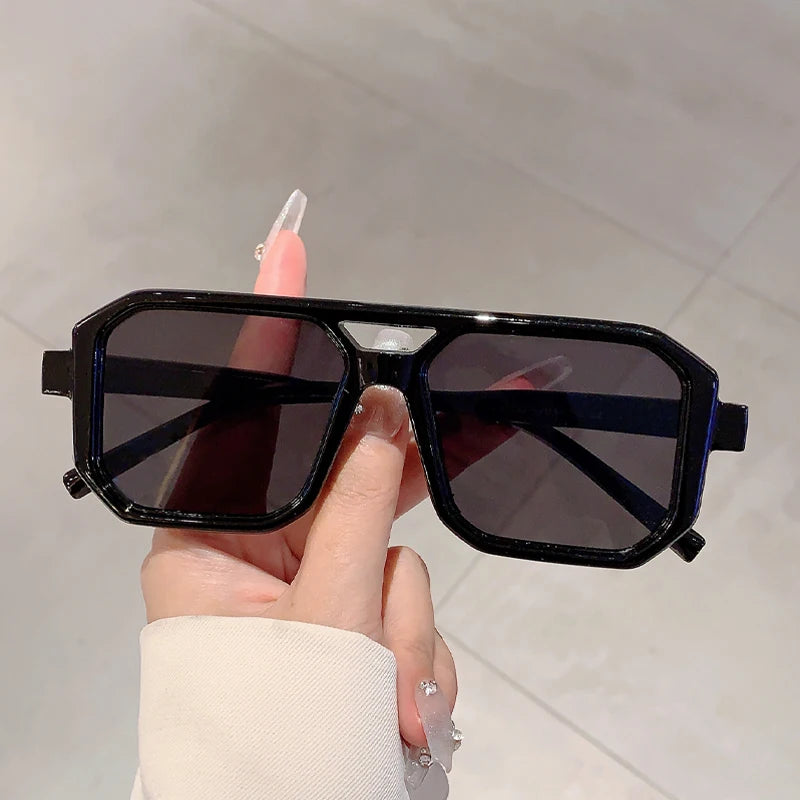 Shades Retro Oversize Gradient Sunglasses