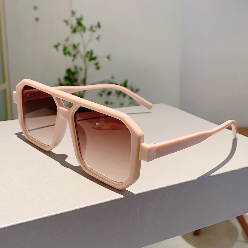 Shades Retro Oversize Gradient Sunglasses