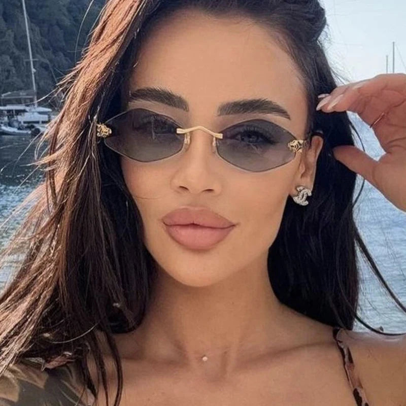 Fashion Small Polygonal Sunglasses for Women Luxury