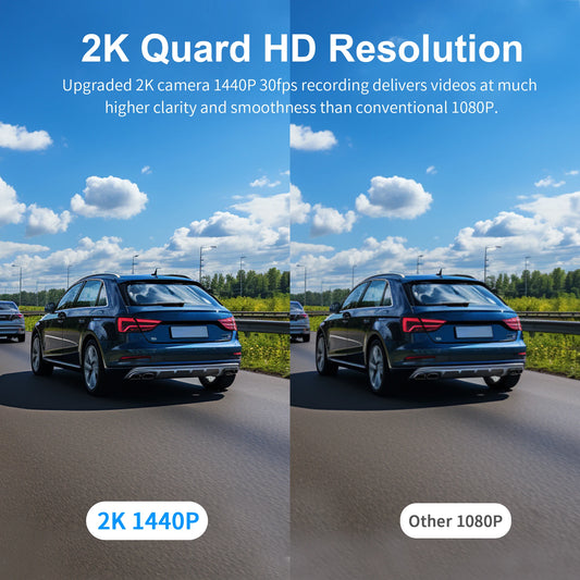 1440P KAWA Car DVR D6 Dash Cam 2K Video Recorder WiFi/App/Voice Control Dash Camera WDR G sensor Night Vision Hidden Dashcam
