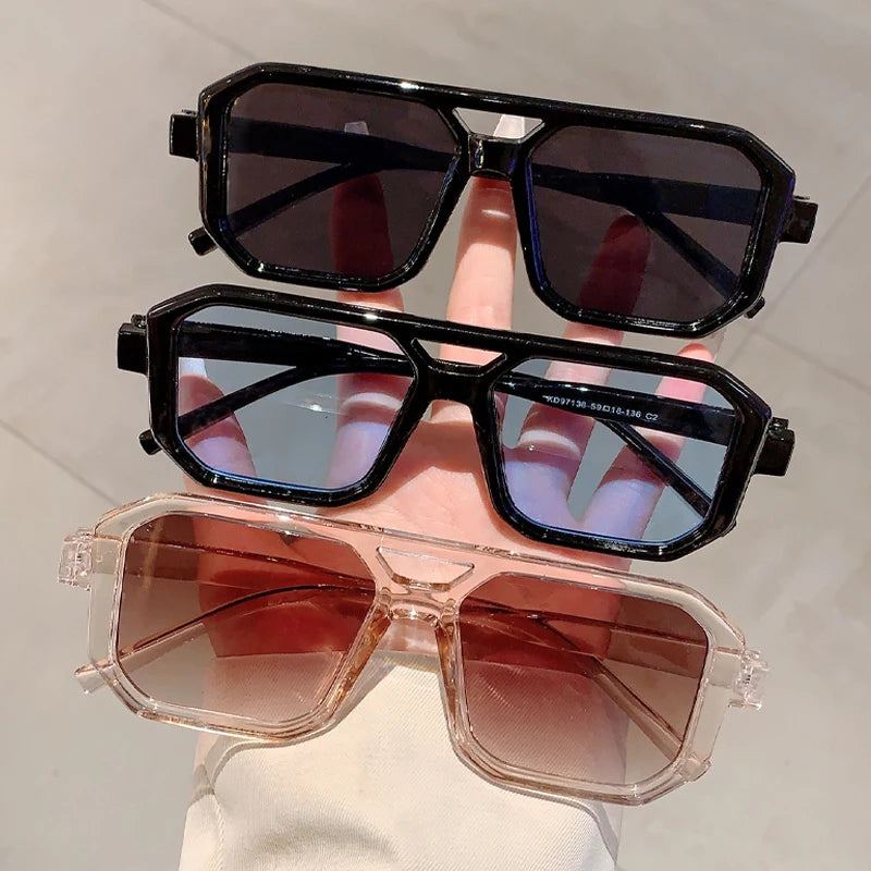 Shades Retro Oversize Gradient Sunglasses