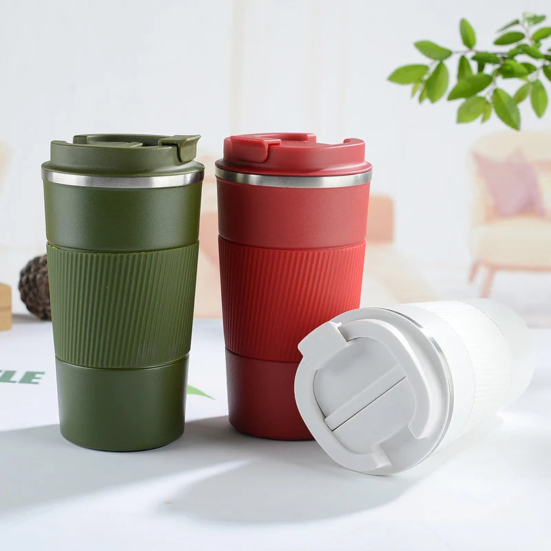 380/510ML Stainless Steel Thermal Mug Thermo for Coffee Water Bottle Leakproof