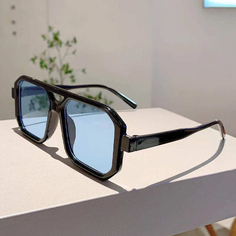 Shades Retro Oversize Gradient Sunglasses