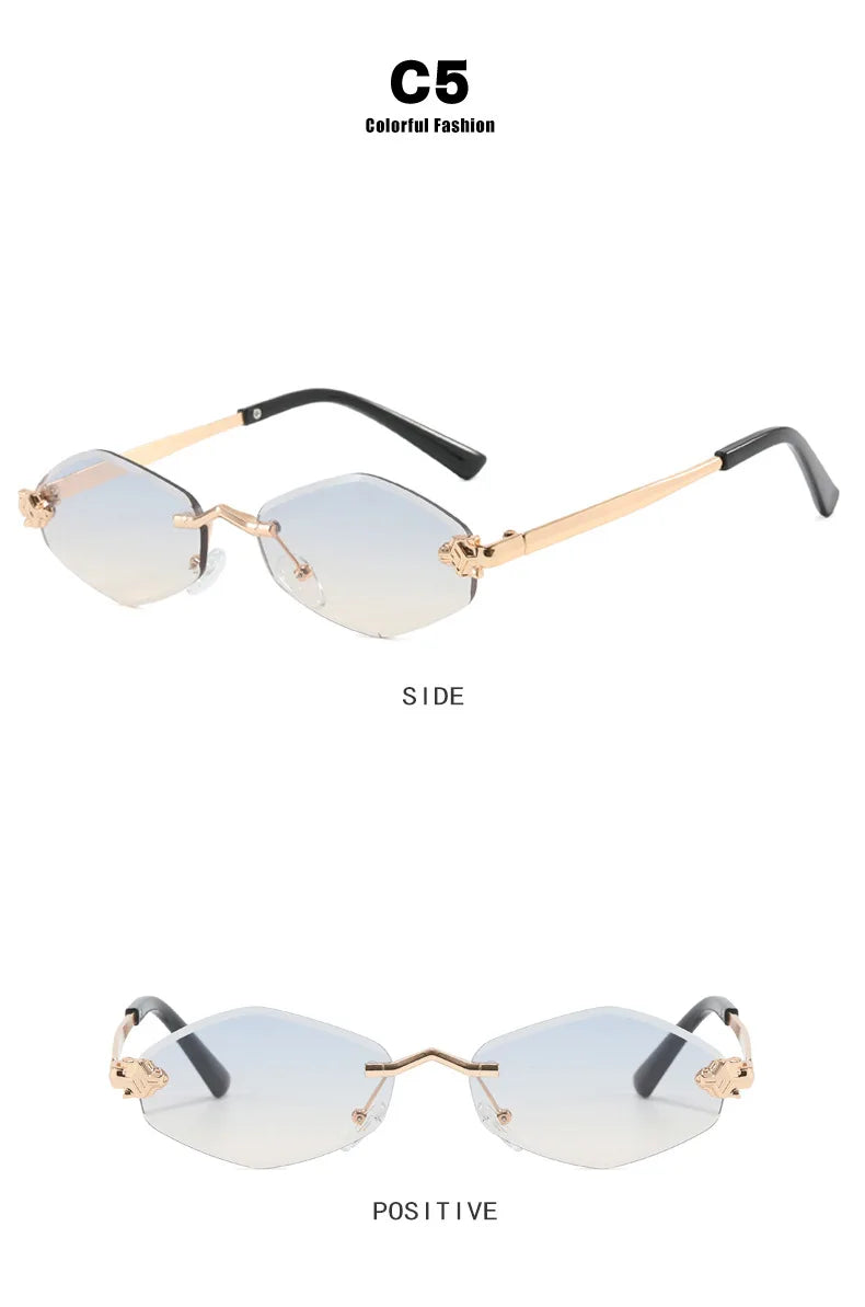 Fashion Small Polygonal Sunglasses for Women Luxury