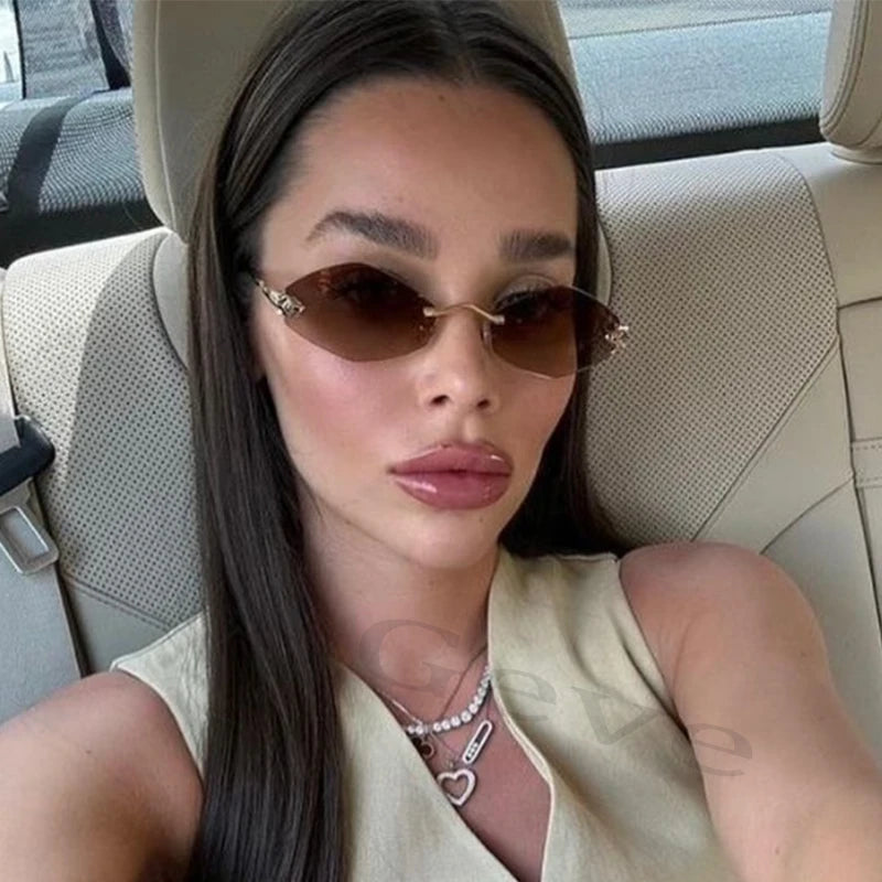 Fashion Small Polygonal Sunglasses for Women Luxury