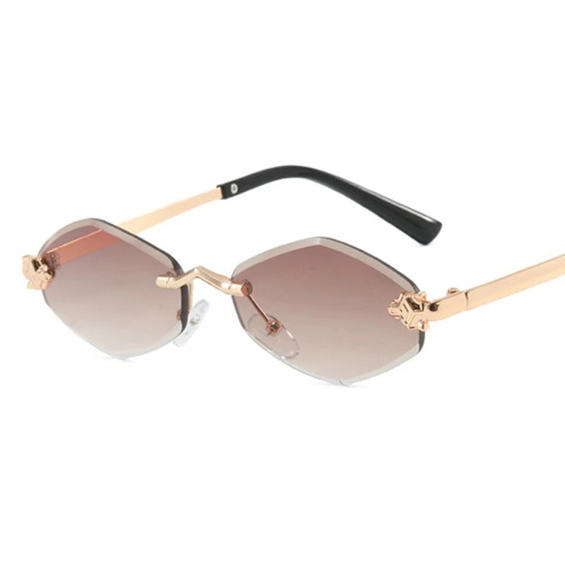 Fashion Small Polygonal Sunglasses for Women Luxury