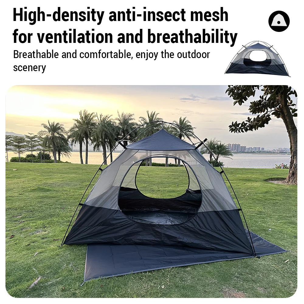 Waterproof Windproof Two Person Tents Double Layers Backpacking Tents for Camping Hiking