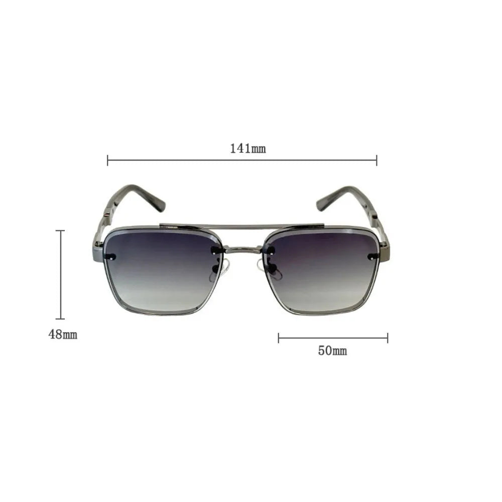 New Sunglasses For Men Luxury Fashion Glasses Sunscreen  Square Sunglasses Women Trendy Vintage