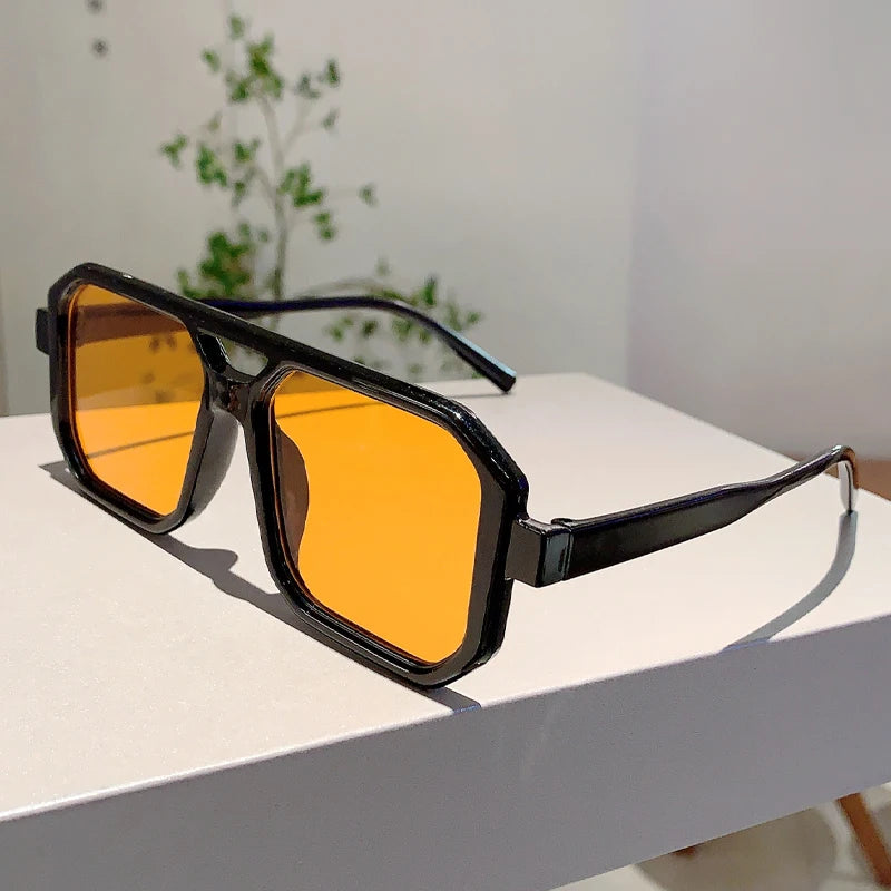 Shades Retro Oversize Gradient Sunglasses