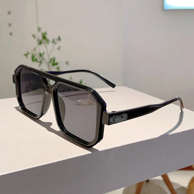 Shades Retro Oversize Gradient Sunglasses