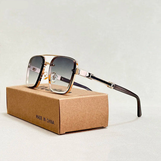 New Sunglasses For Men Luxury Fashion Glasses Sunscreen  Square Sunglasses Women Trendy Vintage