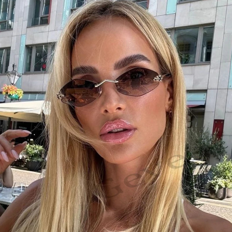 Fashion Small Polygonal Sunglasses for Women Luxury