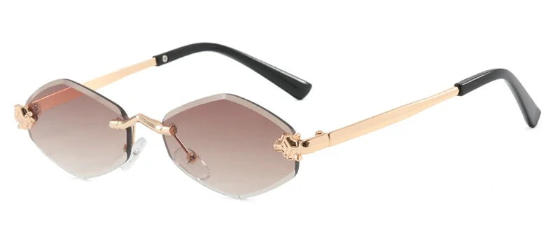Fashion Small Polygonal Sunglasses for Women Luxury
